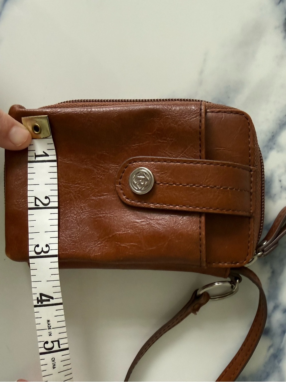 Relic Brown Leather Wristlet - Picture 5 of 5